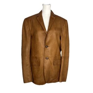 Stetson Leather Jacket Women’s Size Small Tan